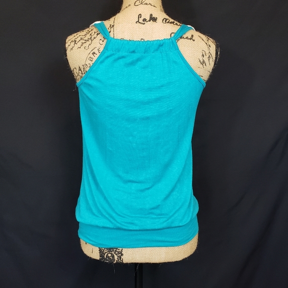 Rue21 Teal Racerback Tank - Picture 5 of 11